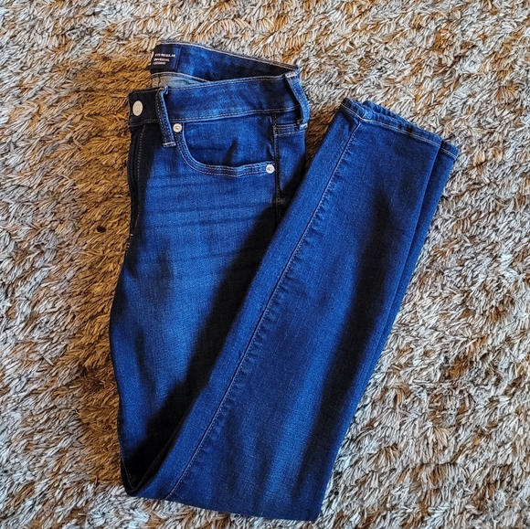 Gap Denim Dark Wash Regular Universal Denim Leggings 8 - Picture 9 of 10